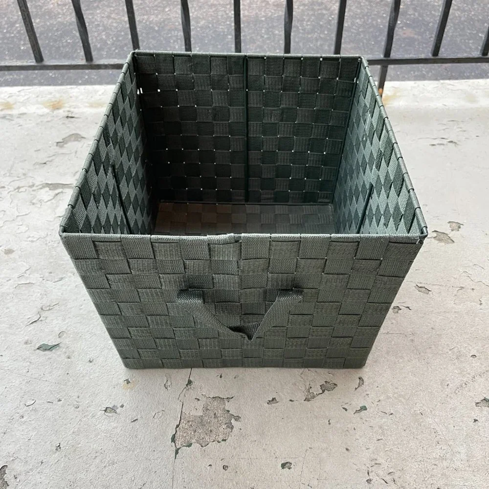 Large Woven Basket with Handles